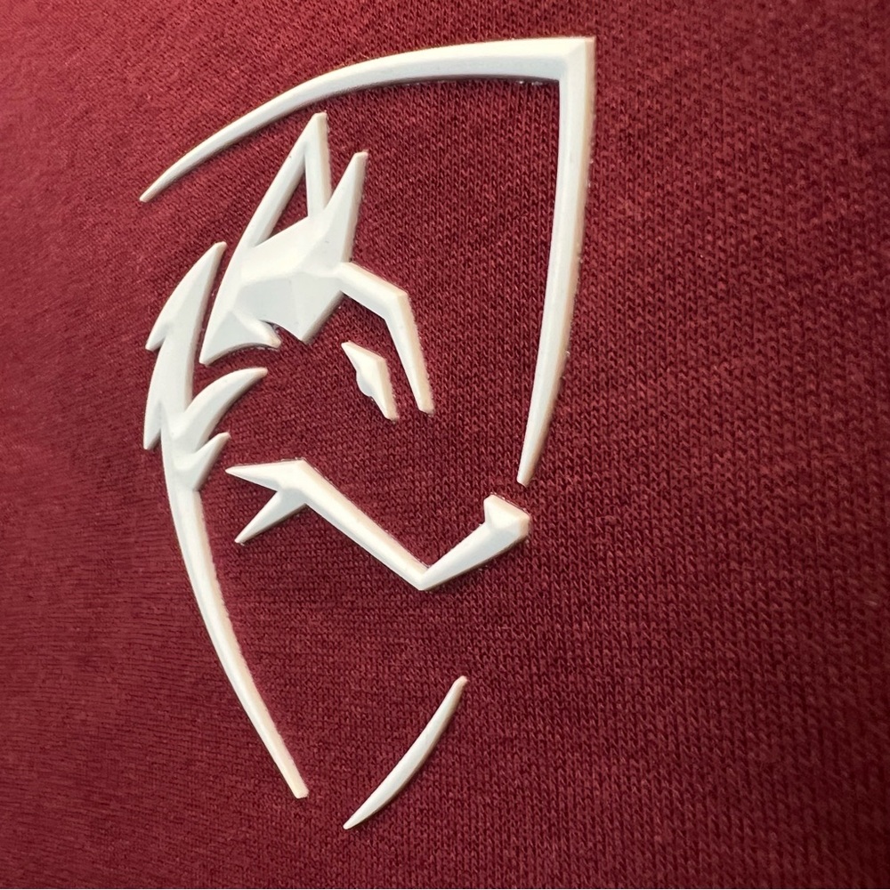 Alphalete Women Maroon Sweatshirt Crewneck Sz Small Pullover Athleisure Gym Cozy - Picture 3 of 7